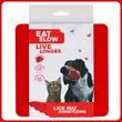 Kép 2/3 - Eat Slow Live Longer Lick Mat Wave - piros
