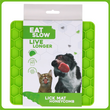 Kép 1/4 - Eat Slow Live Longer Lick Mat honeycomb - zöld