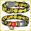 WAUDOG nyakörv smart ID bilétával - Black smileys