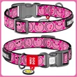 WAUDOG nyakörv smart ID bilétával - Pink smileys