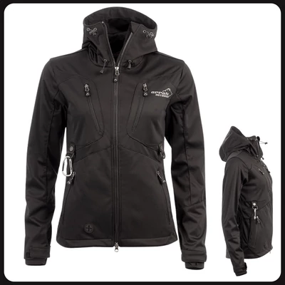 Arrak Outdoor Akka Softshell női kabát - fekete
