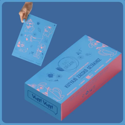 Bag Organi - növényi alapú, lebomló kakizacsi Baby Blue 1 tekercs