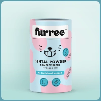 Fürree Dental Powder természetes fogkő és szájszag elleni por kutyáknak 100g