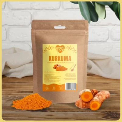 100% Kurkuma por kutyáknak 100 g, BARF LOVE