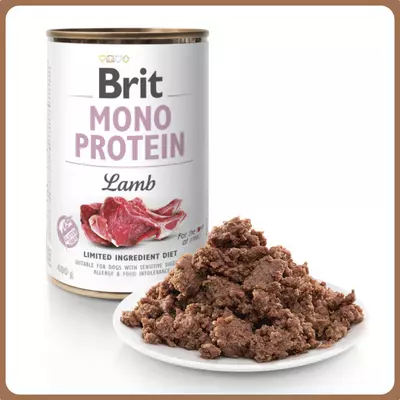 Brit Mono Protein bárányhús konzerv 400g
