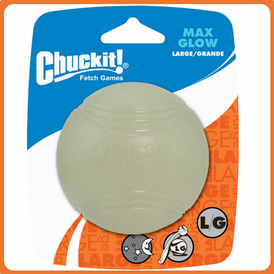 CHUCKIT Max Glow Fluoreszkáló labda (L)