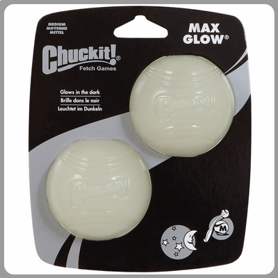 CHUCKIT Max Glow Fluoreszkáló labda 2db (M)