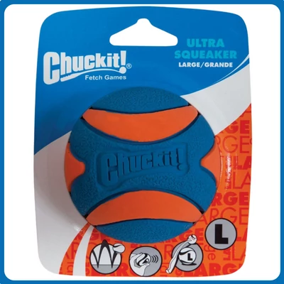 CHUCKIT Ultra Squeaker labda (L)