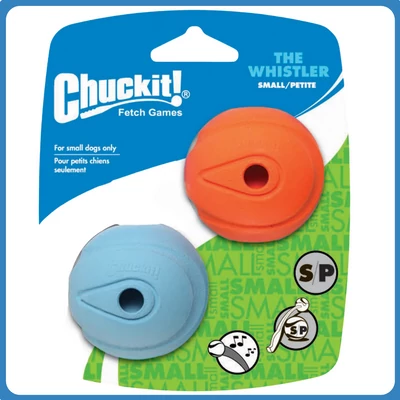 CHUCKIT Whistler fütyülő labda 2db (S)