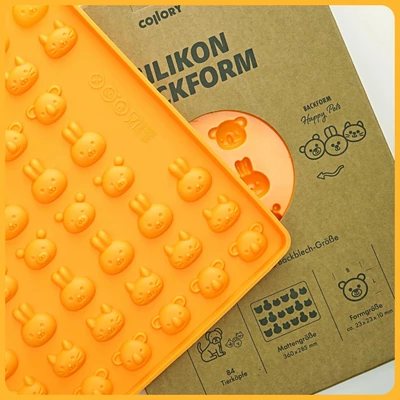 Collory Happy Pets szilikonforma - Narancs