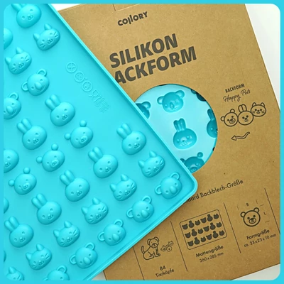 Collory Happy Pets szilikonforma - Türkiz