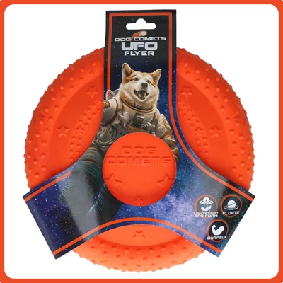 Dog Comets UFO flyer - narancs