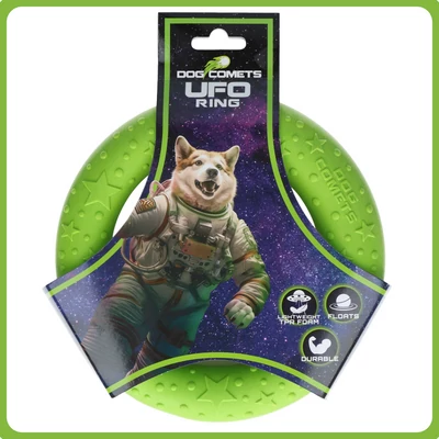 Dog Comets UFO ring - zöld