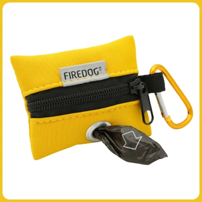 Firedog mini softshell kakizacsi tartó - citromsárga
