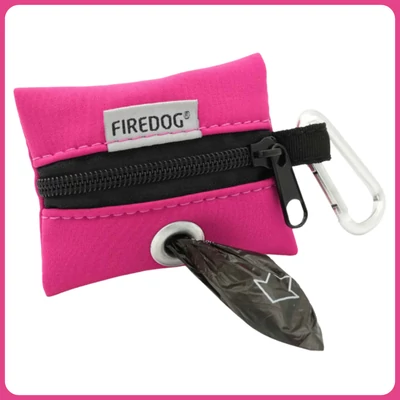 Firedog mini softshell kakizacsi tartó - pink