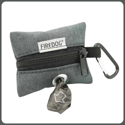 Firedog mini softshell kakizacsi tartó - sötét szürke