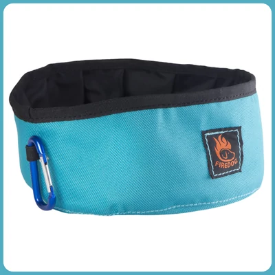 FIREDOG Click & Go utazótál 1 liter - baba kék