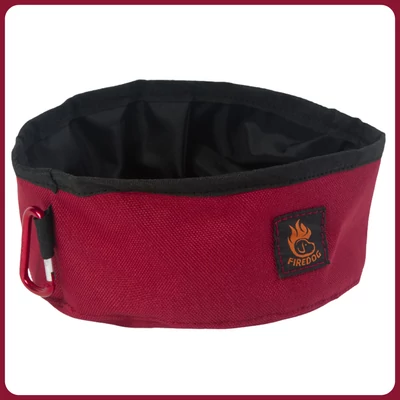 FIREDOG Click & Go utazótál 1 liter - bordó