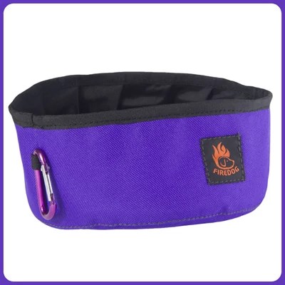 FIREDOG Click & Go utazótál 1 liter - lila