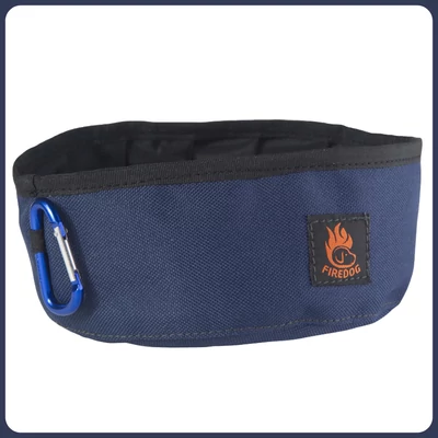 FIREDOG Click & Go utazótál 1 liter - sötét kék