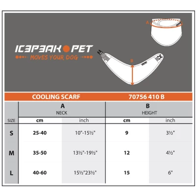 Icepeak hűsítő kendő - L