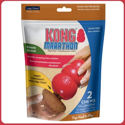 KONG Marathon mogyoróvajas csemege - L (2db)