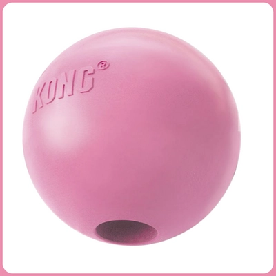 KONG Puppy labda (M/L) rózsaszín