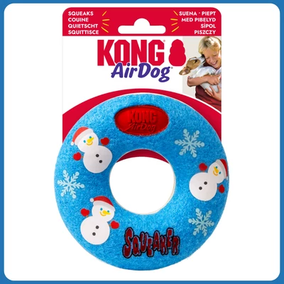 KONG Karácsonyi AirDog Squeaker karika