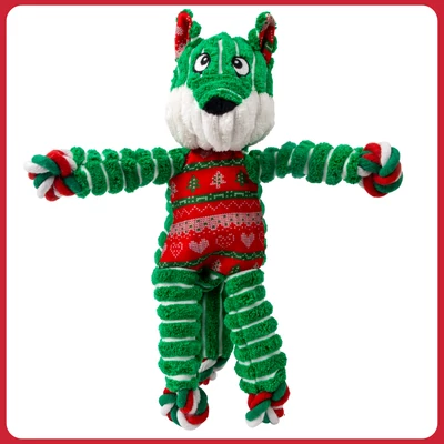 KONG Holiday Floppy Knots róka S/M