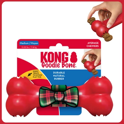 KONG holiday Goodie Bone - M