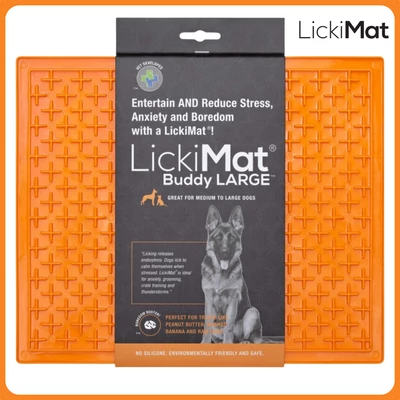 LickiMat® Classic Buddy™ Large - narancs