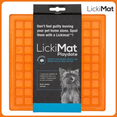 LickiMat® Classic Playdate™ - narancs