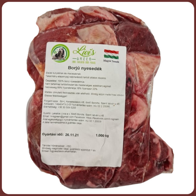 Borjú nyesedékhús darabolva 1 kg - Livi's Green