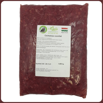 Csirkehús csonttal darálva 1 kg - Livi's Green