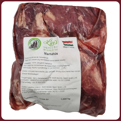 Marhahús darabolva 1 kg - Livi's Green