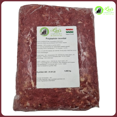 Pulykahús csonttal darálva 1 kg - Livi's Green