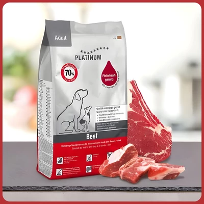 Platinum Adult Beef + Potato / Kutyatáp marhahúsból 1,5 kg