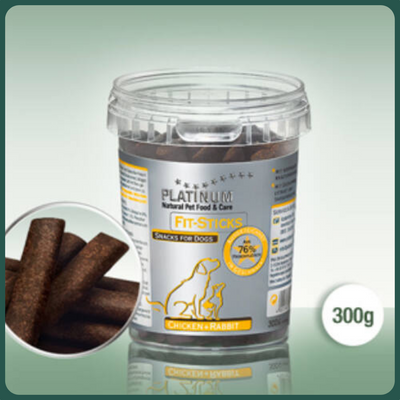 Platinum Fit-Sticks csirke + nyúl 300 g