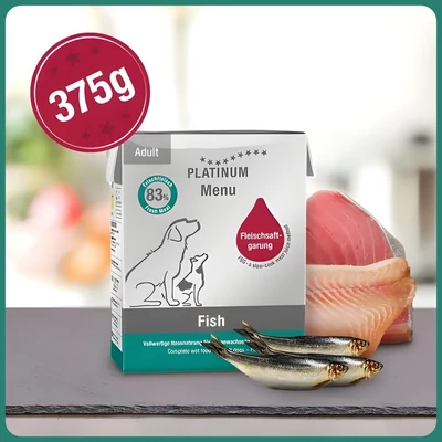 Platinum Tiszta Hal felnőtt nedvestáp - 375 gr
