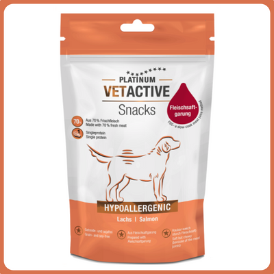 Vetactive Snack Hypoallergenic Salmon 200g - Platinum