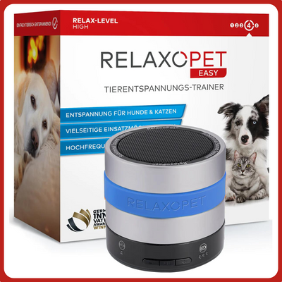 RelaxoPet Easy nyugtató, szorongás csökkentő relaxációs készülék kutyáknak, macskáknak