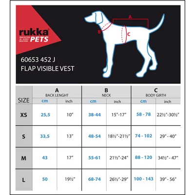 Láthatósági mellény - Rukka Pets