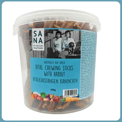 Fogtisztító stick nyúlhússal 500g - SANA