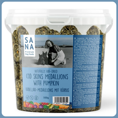 Tőkehal érmék sütőtökkel 500g - SANA