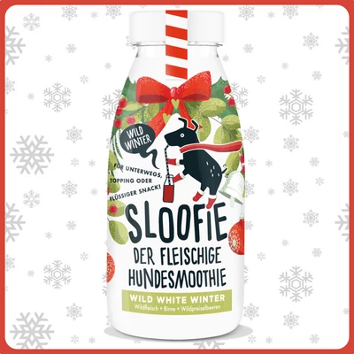 XMAS SLOOFIE Wild White Winter - (szarvashús) 250ml LIMITÁLT