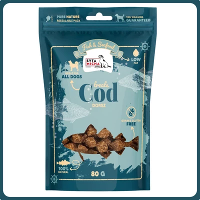 Syta Micha Fish & Seafood tőkehal jutalomfalat 80g