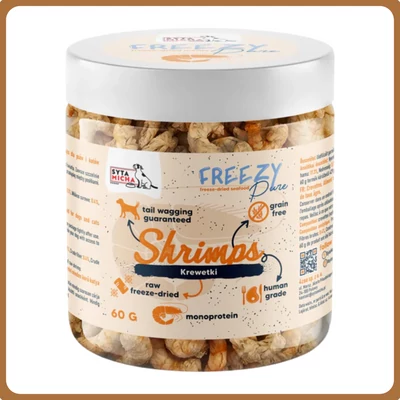FREEZY Pure 100% fagyasztva szárított garnélarák - Syta Micha 