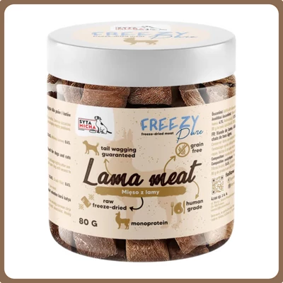 FREEZY Pure 100% fagyasztva szárított lámahús - Syta Micha 
