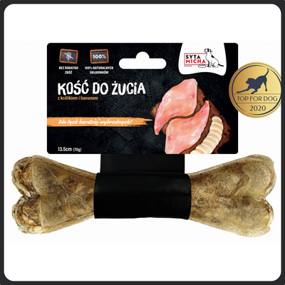 Syta Micha rágócsont nyúlhússal válogatós kutyáknak 13,5 cm