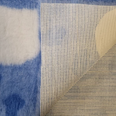 VETBED kék - fehér szívecskés 75x100 cm